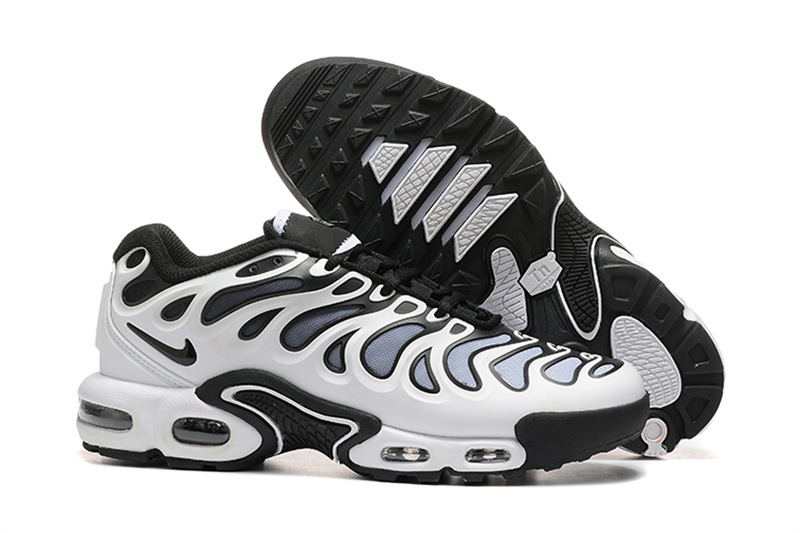 Men's Hot sale Running weapon Air Max TN White/Black Shoes 040